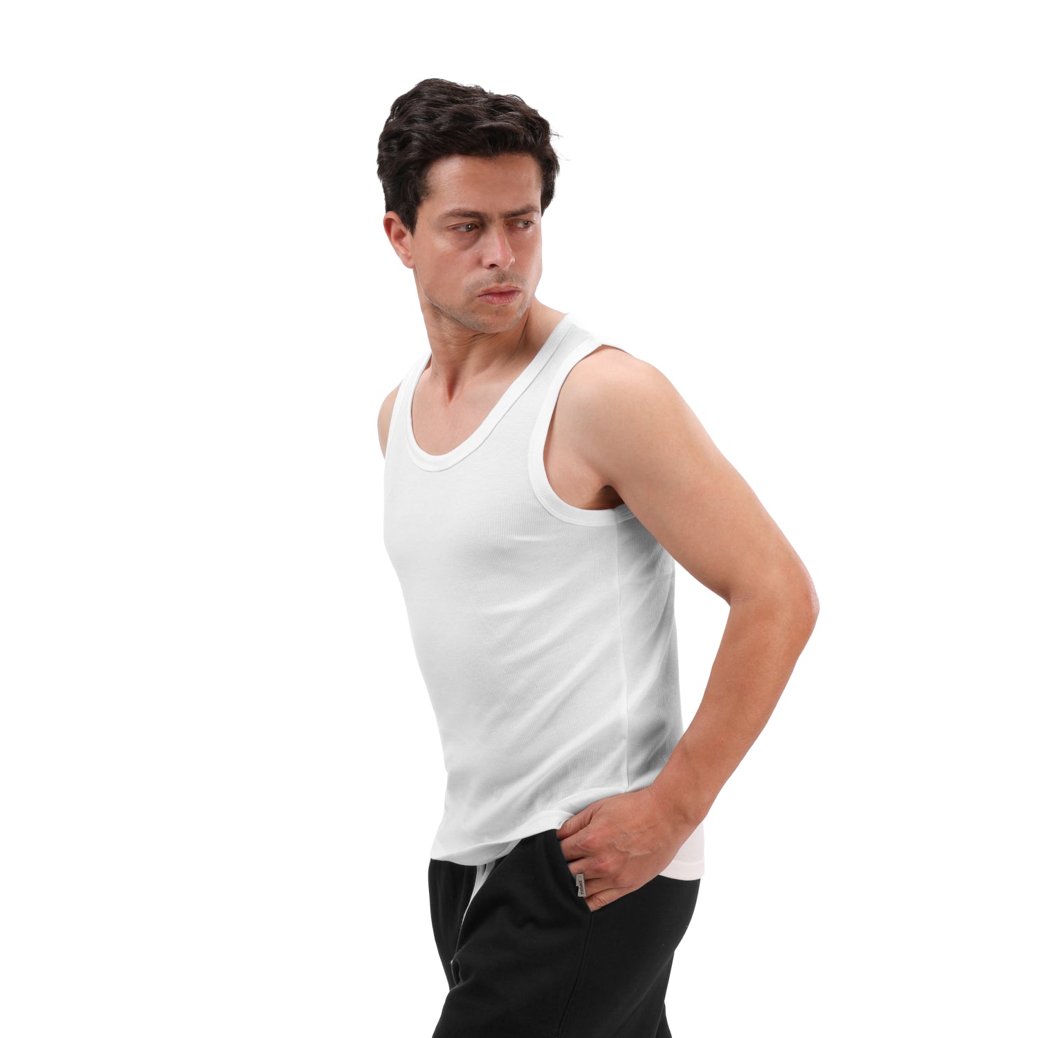 Premium Basic Tank Top -White